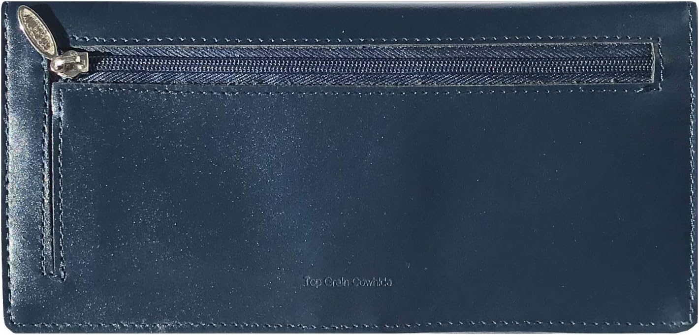 Big Skinny Women's Slimvelope Leather Tri-Fold Checkbook Slim Wallet, Holds Up to 40 Cards - Image 2