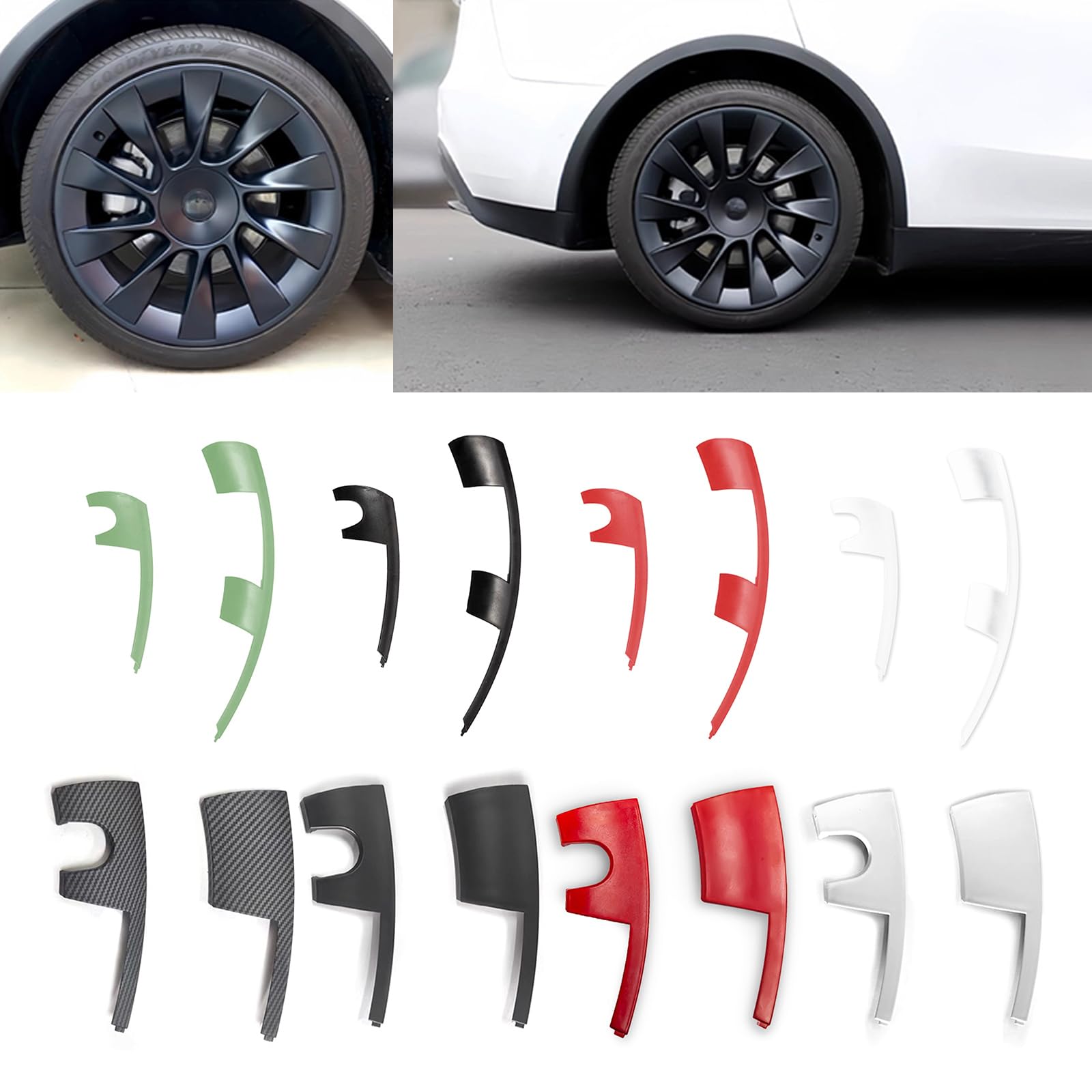 Kit de protection pour jantes de voiture - Cache-moyeux de roue de voiture