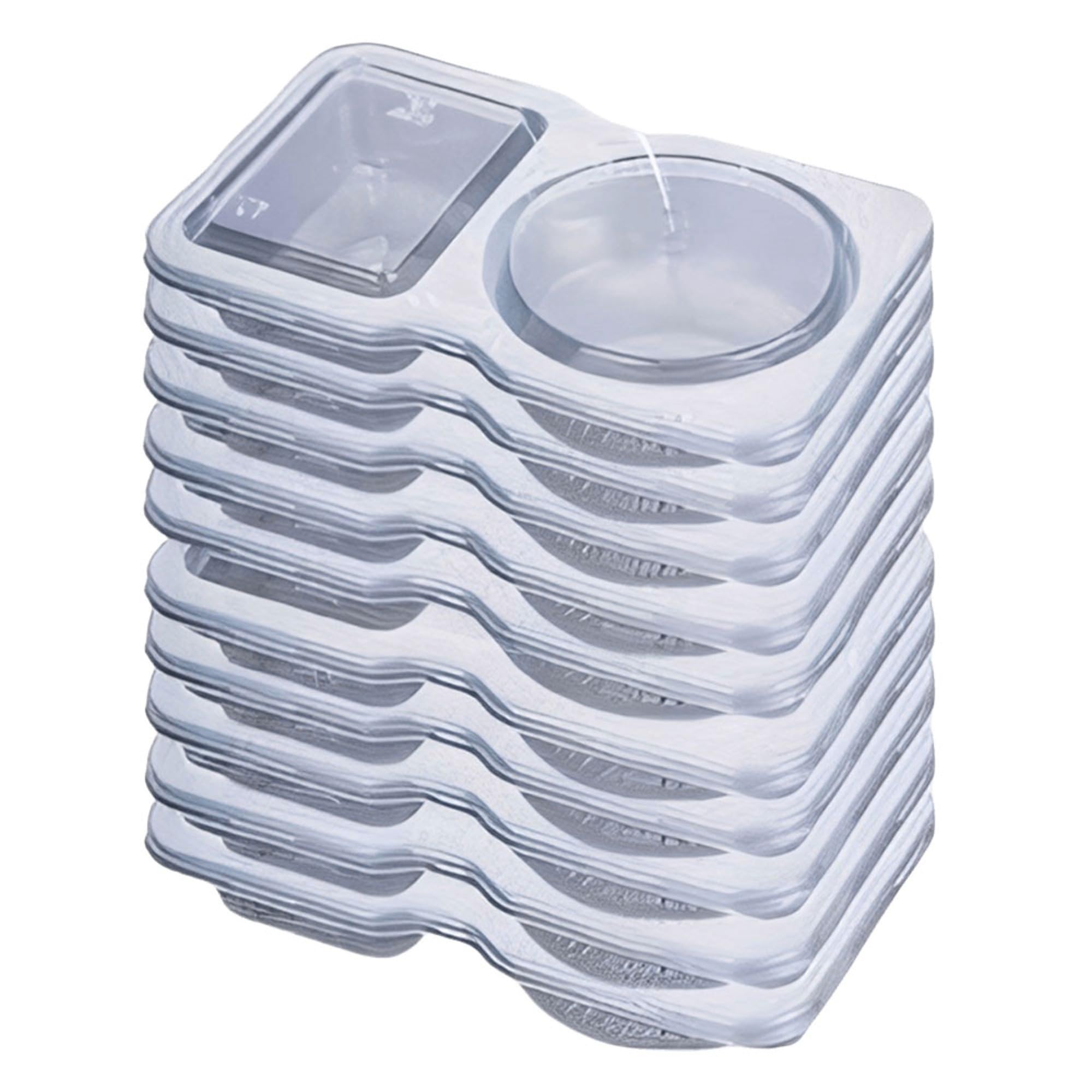 Snack Box with Compartments - Dual Leak-Proof Containers for Lunch, Meal Prep & Travel - Reusable, Dishwasher Safe, Perfect for Healthy Snacks, Sauces & Crafts - 5.51x3.35x1.18 inch