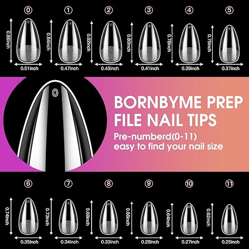 Miniatura 10 de Puntas de uñas de gel suave cuadradas medianas, 600 puntas de extensión de uñas prepulidas de cobertura completa con forma de gel mate, puntas de