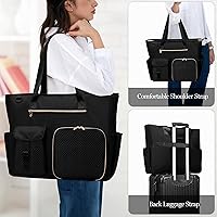 Vista 6 de Fasrom Diamond Painting Carrying Case for A3 Light Pad, Storage Bag with Padded Sleeve for LED Light Box and Diamond Art Supplies, Black