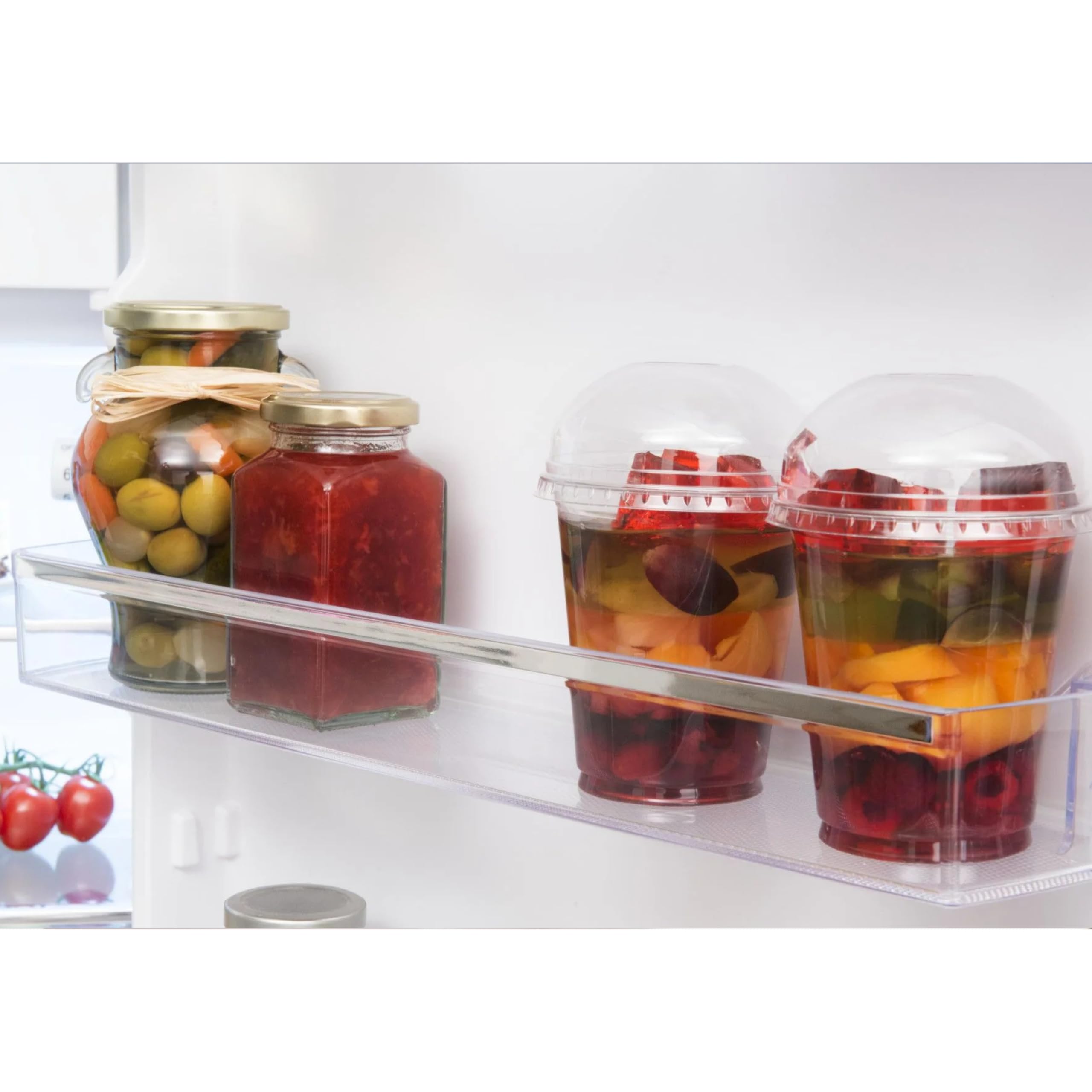 Amica Frigorífico independiente con congelador de 136 l, iluminación LED, estantes de cristal de 85 x 60 x 64,8 cm, frigorífico pequeño blanco