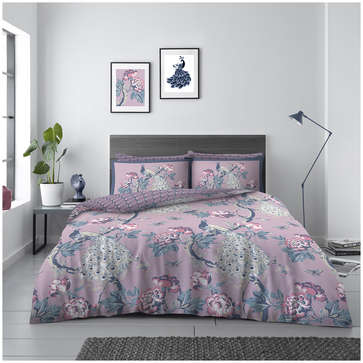 Gc Gaveno Cavailia Alexia Peacock Duvet Cover, Polycotton Double Bedset - Multi