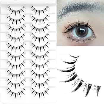 ナチュラルつけまつげ,MH02,5ペア,約0.7cm,自然,MJSP Amazon | LASHIDOLつけまつげ ナチュラル つけま つけまつ毛 束