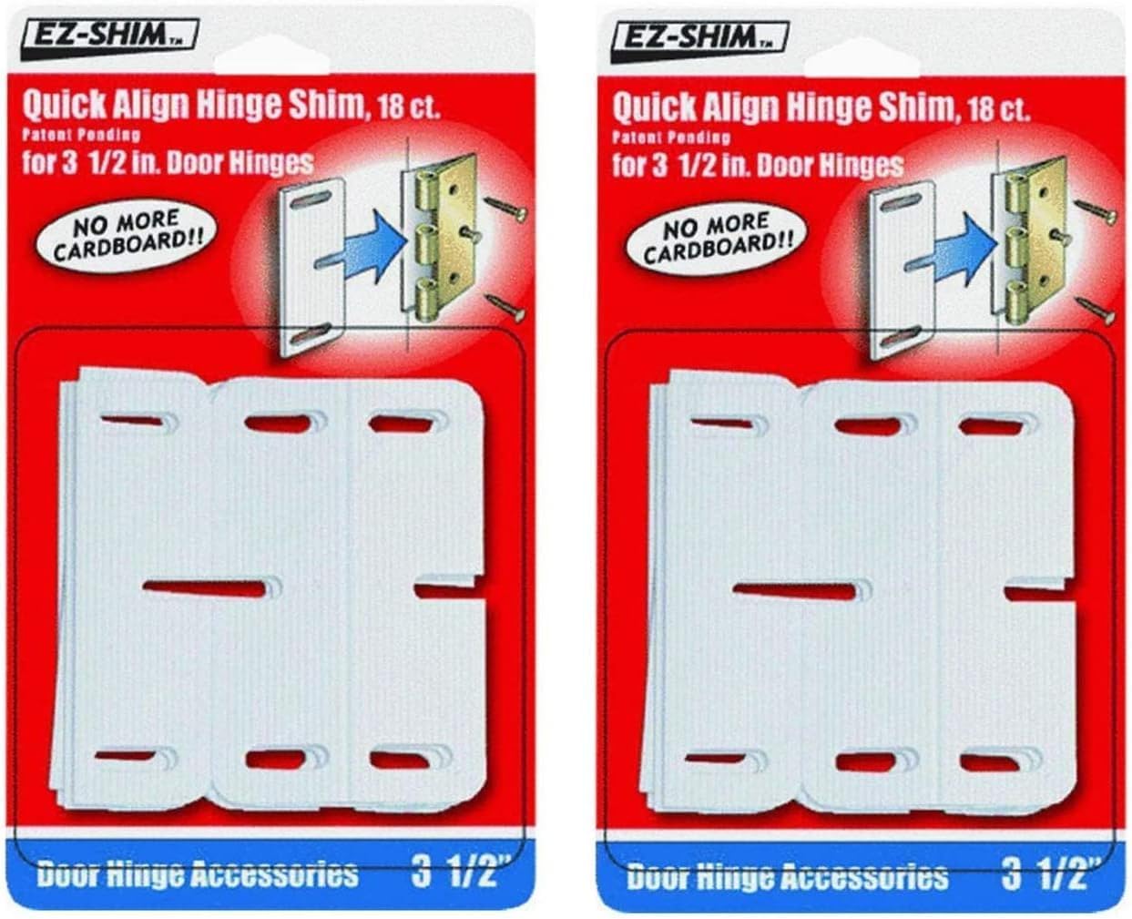 EZ-SHIM HS350BP 3.5" Hinge Shim (36 Pack)