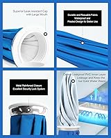 Vista 3 de Bolsa de hielo reutilizable para lesiones, bolsa de agua caliente reutilizable para aliviar el dolor, bolsa de hielo para terapia de calor y frío