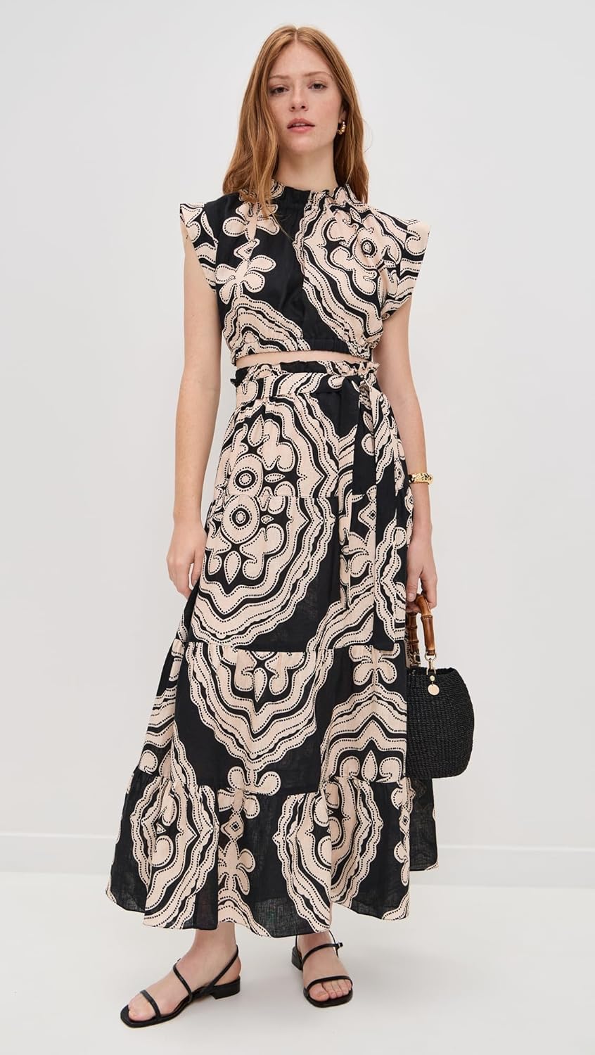 lemlem Women's Muna Ruched Crop Top - Image 3