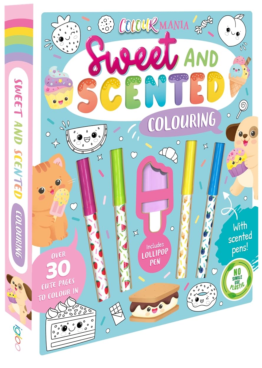Sweet and Scented Colouring (Colouring kit with scented pens)
