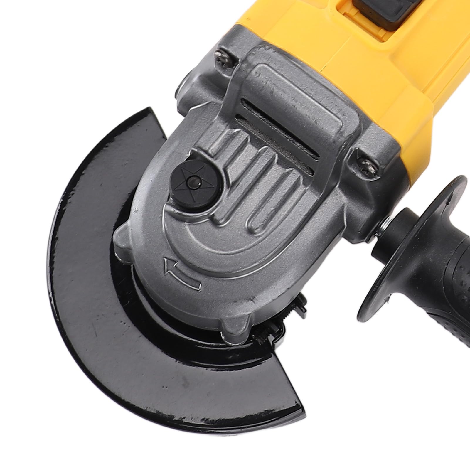 YUYTE Akumulatorowa Szlifierka Kątowa 20 V 6600 Obr./min, Bezszczotkowa, Elektryczna, 4 Prędkości, z rączką, do Cięcia i Polerowania Metalu