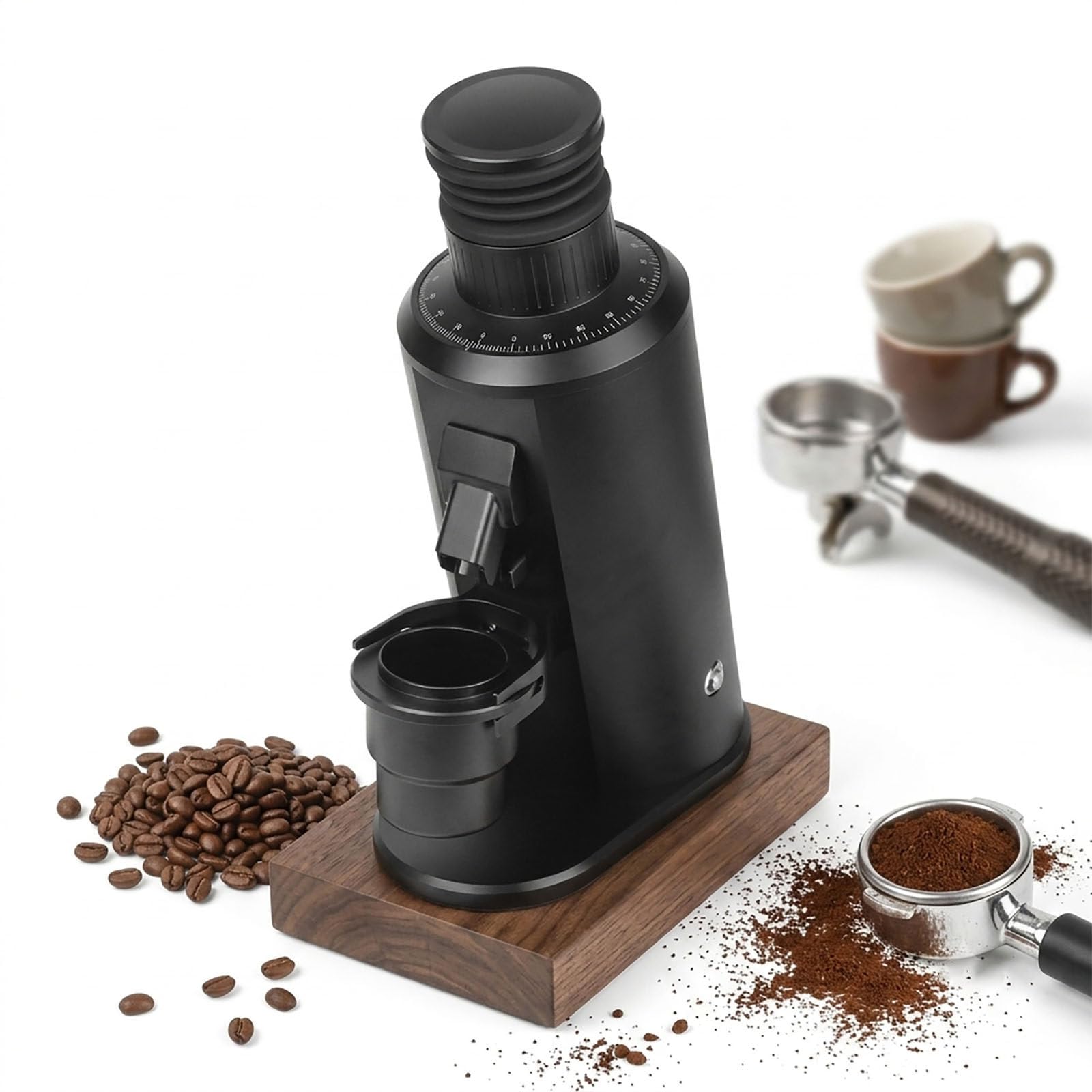 WEIMILOR Electric Espresso Coffee Grinder with Flat Burr