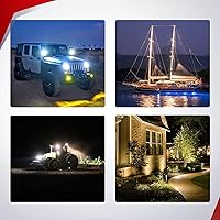 Vista 55 de Nilight Kit de extensión de arnés de cableado de conector DT de 3 pines de 16 AWG de 16 AWG, 10 pies, enchufe y juego, para modo dual, barra