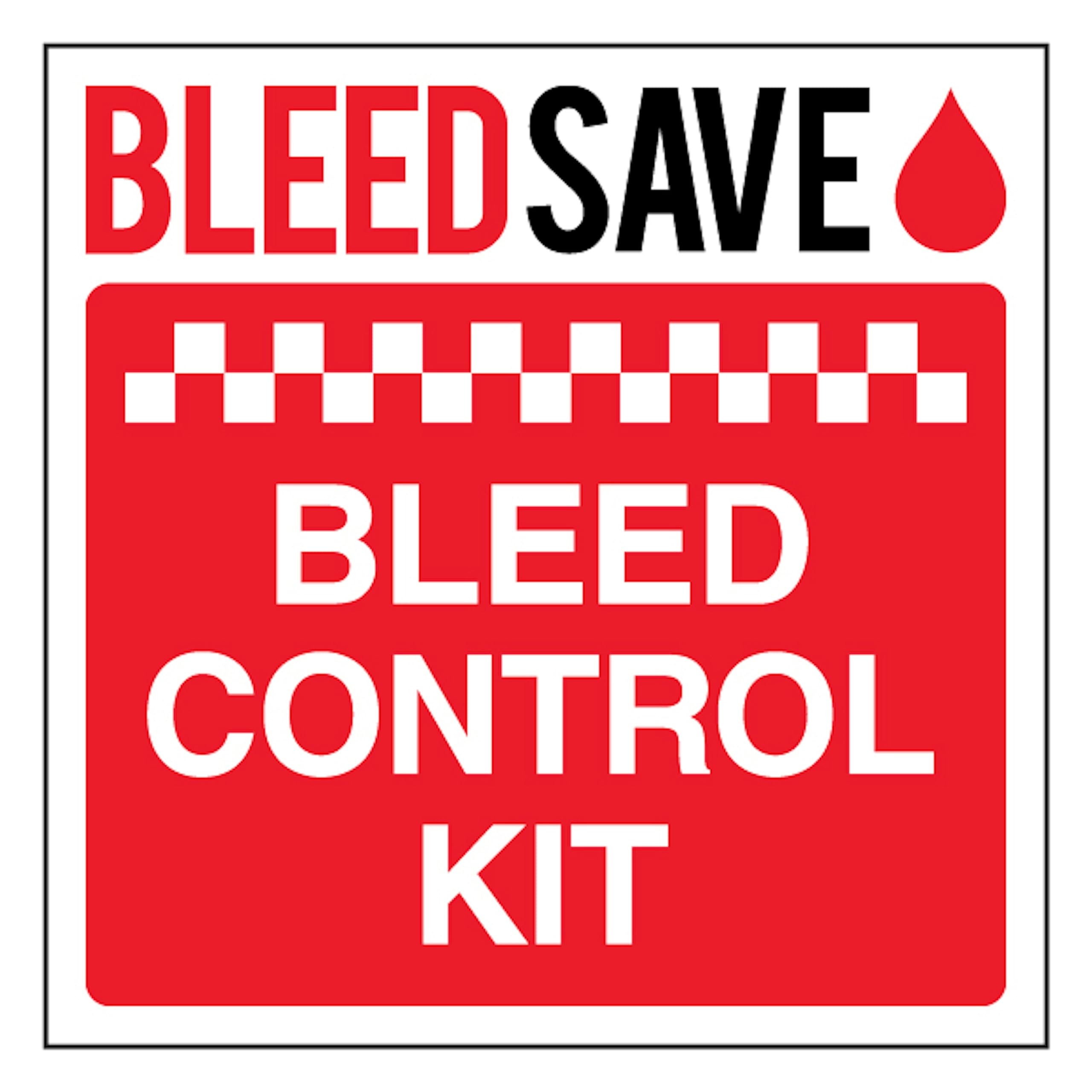 V Safety Bleed Control Kit - Square 100 x 100 mm - 2mm Super-Tough Rigid Plastic