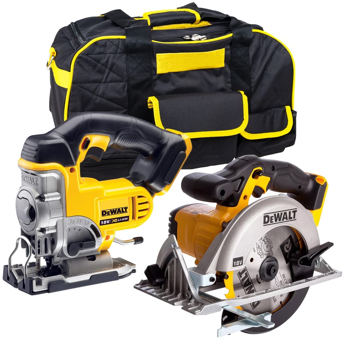 Buy DEWALT18V Cordless Jigsaw & Circular Saw Twin Pack with Tool Bag
