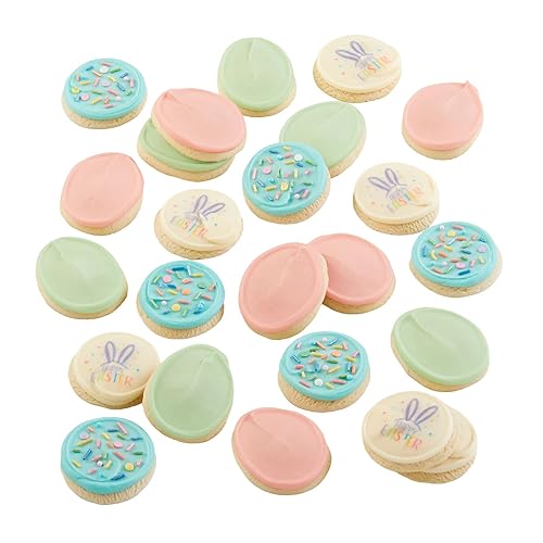 Miniatura 15 de Caja de regalo de lazos de Cheryl's Cookies® con 24 galletas de azúcar navideñas cubiertas de crema de mantequilla, envueltas individualmente