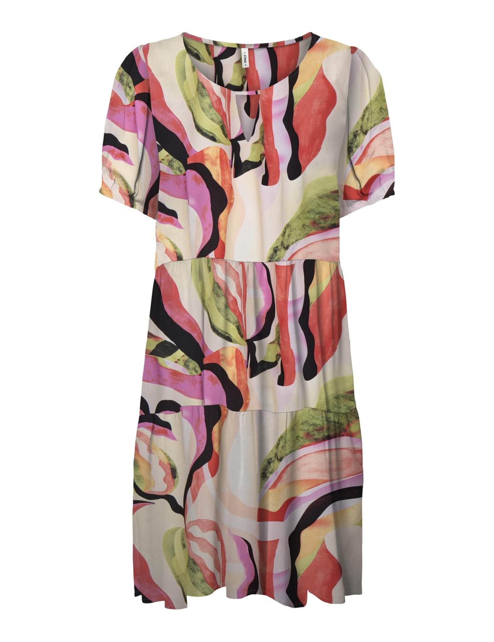 ONLY Women's Onlnova Life Vis Thea Kh Dress AOP, Kiwi, L