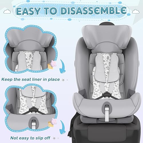 Miniatura 3 de Qunclay 2 piezas de gel para asiento de automóvil, almohadilla enfriadora transpirable para asiento de hielo, almohadilla universal para asiento de