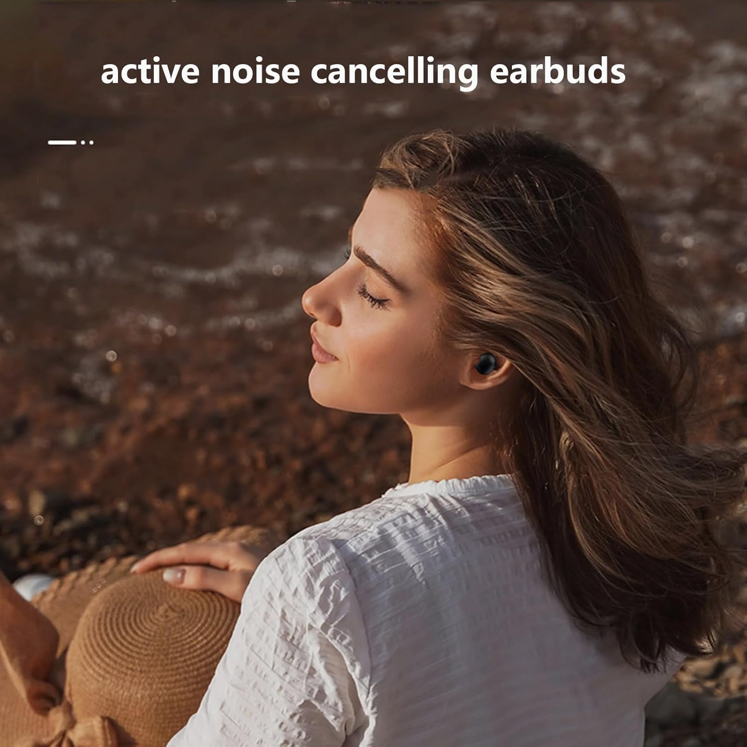 Touch Screen Small Mini Earbuds Wireless Bluetooth for Small Ears Touchscreen Discreet Tiny Smallest Hidden Earbuds for Work Small Ear Canals Invisible Headphones Ear Buds for Small Ears