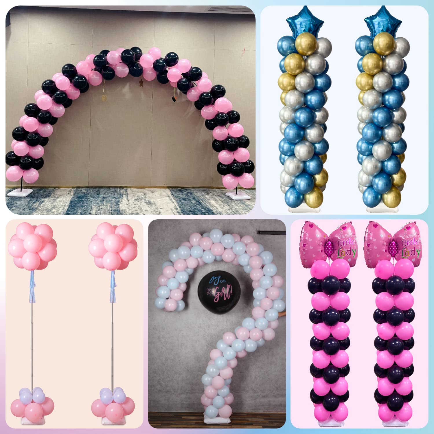 Sacchetti Peso Per Palloncini - Base Riutilizzabile In PVC Per Archi E Decorazioni Per Feste