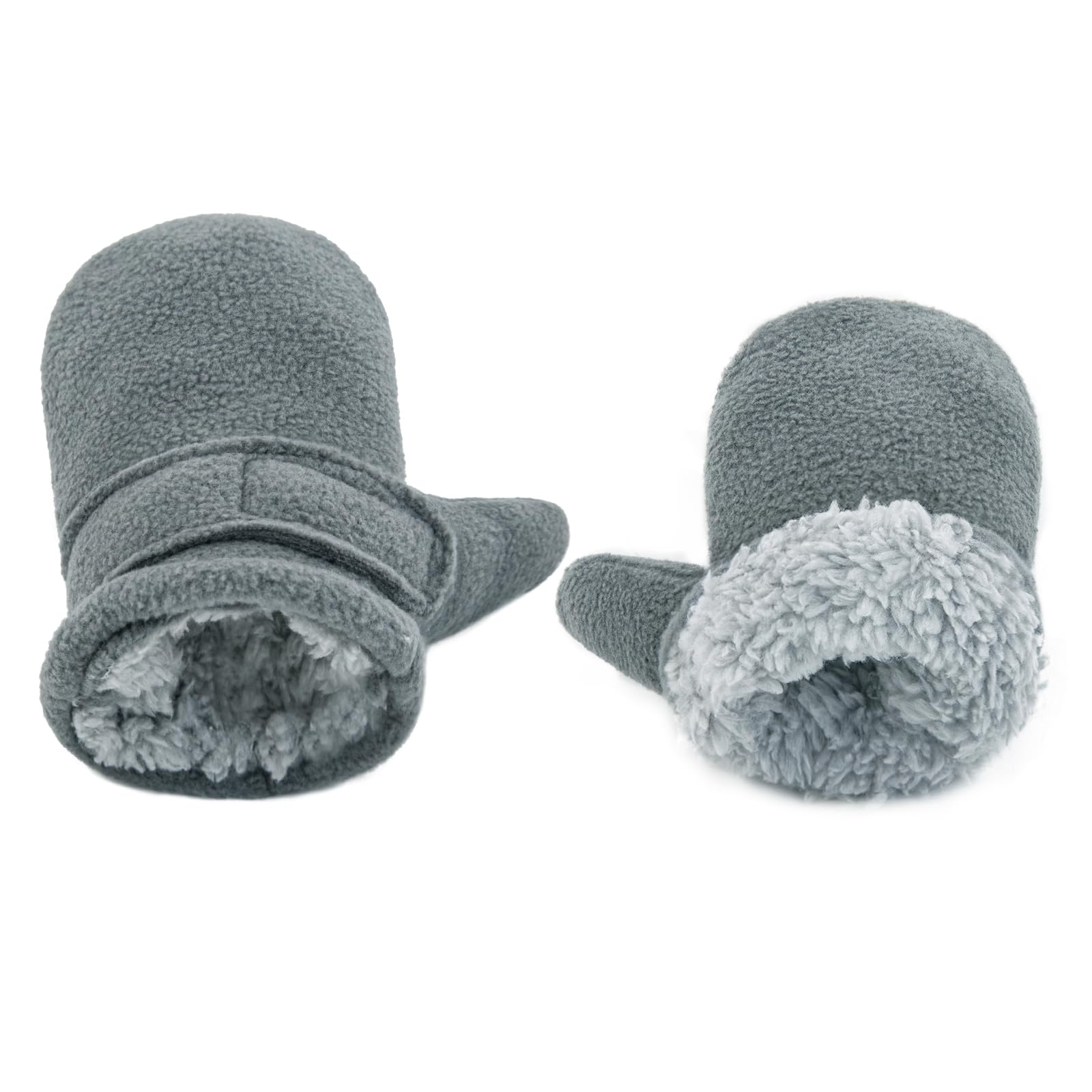 BAVST Baby Toddler Winter Mittens Girls Warm Fleece Lined Gloves Kids Sherpa Lined Mittens for Boys