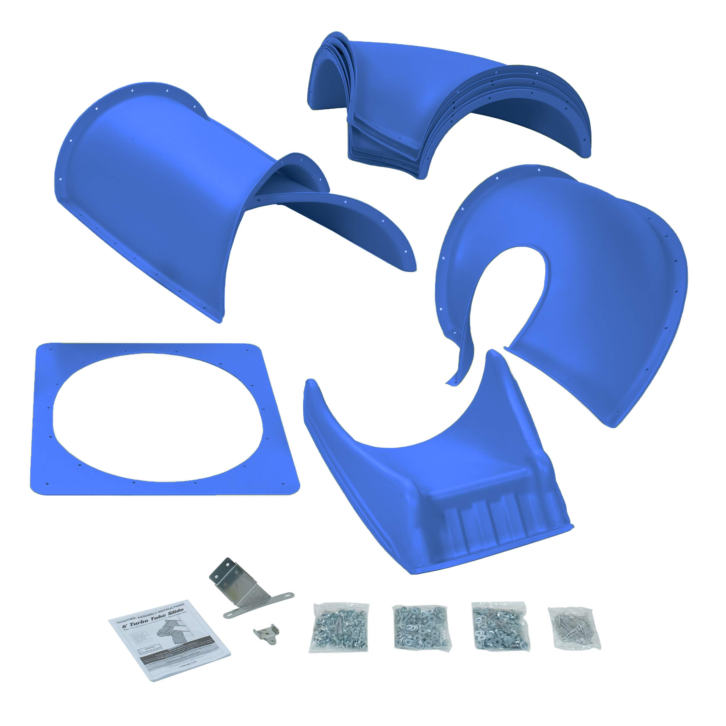 Swing-N-Slide 7 ft.Turbo Tube Slide , Blue