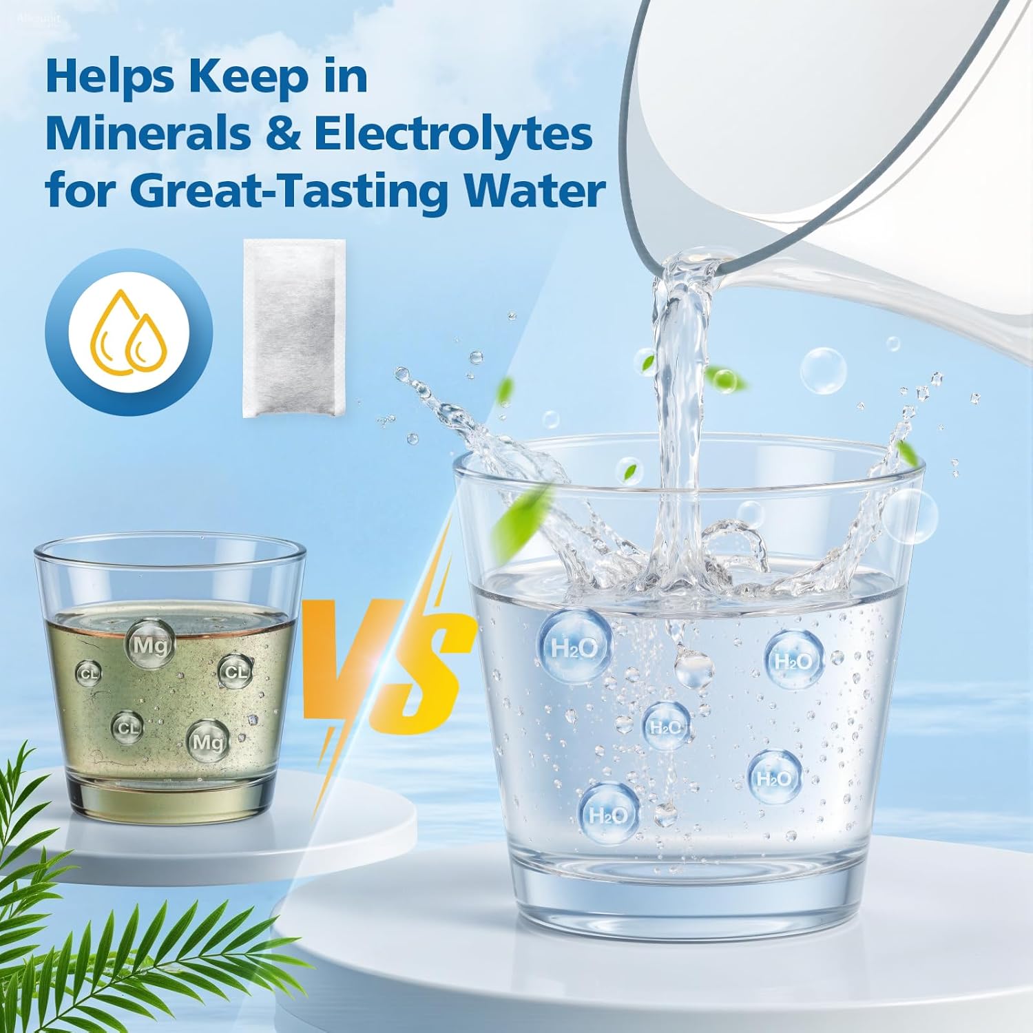 6 Replacement Filters for Brita Refillable Filter, for Brita Refillable Water Filtration System, For Use with Refillable Shell, Each Lasts Two Months, Replaces 1,800 Plastic Water Bottles a Year - Image 5