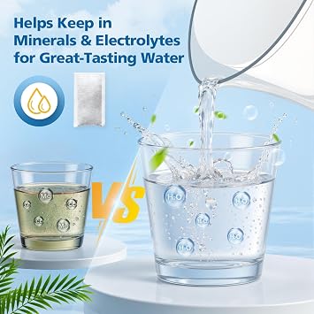 6 Replacement Filters for Brita Refillable Filter | for Brita Refillable Water Filtration System, For Use with Refillable Shell, Each Lasts Two Months
