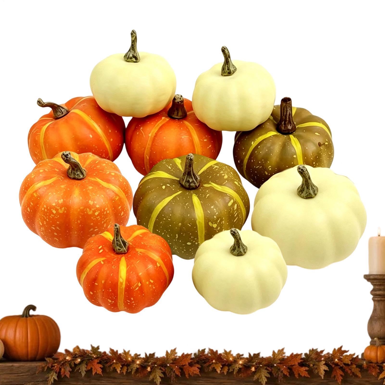 Zucche Artificiali per Decorazione Decorazione Realistica per il Raccolto