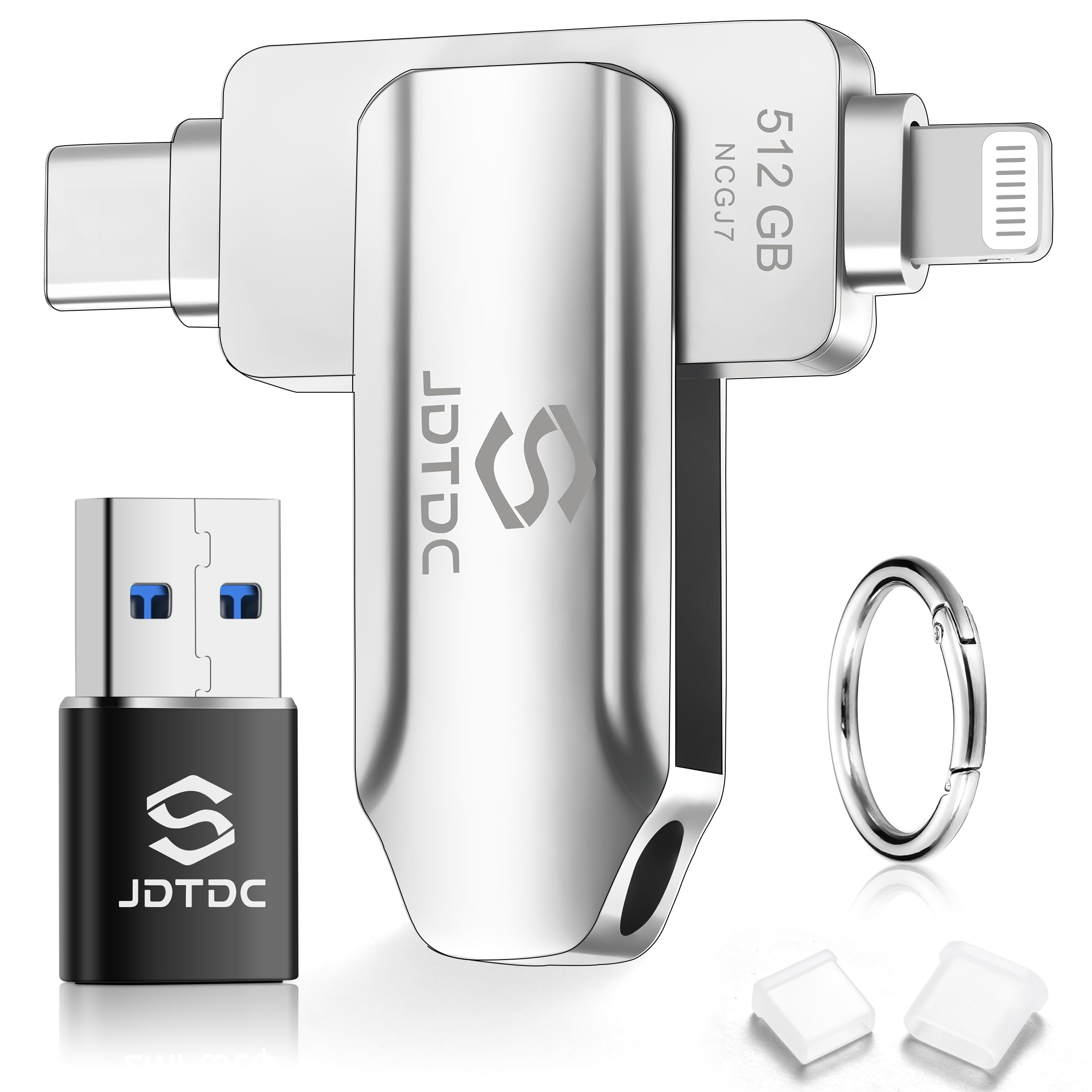 iPhone iPad USBメモリ 512GB Amazon.co.jp: 【全世界900万人の信頼】Apple MFi認証 iPhone USB