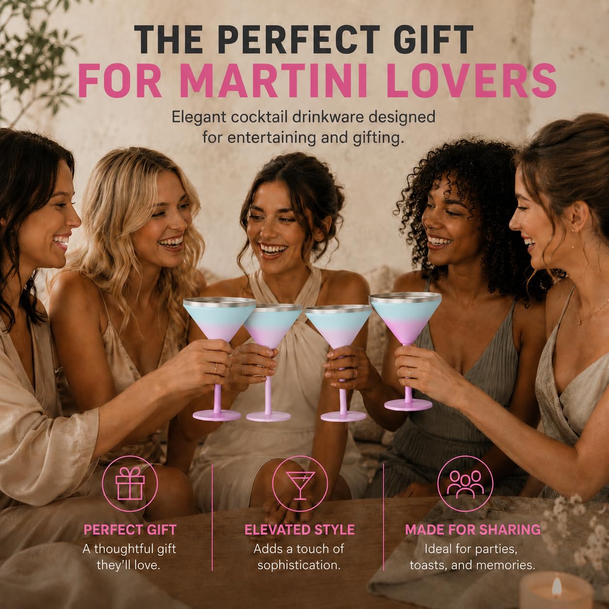 Insulated Martini Tumbler - Unbreakable & Cold! -7