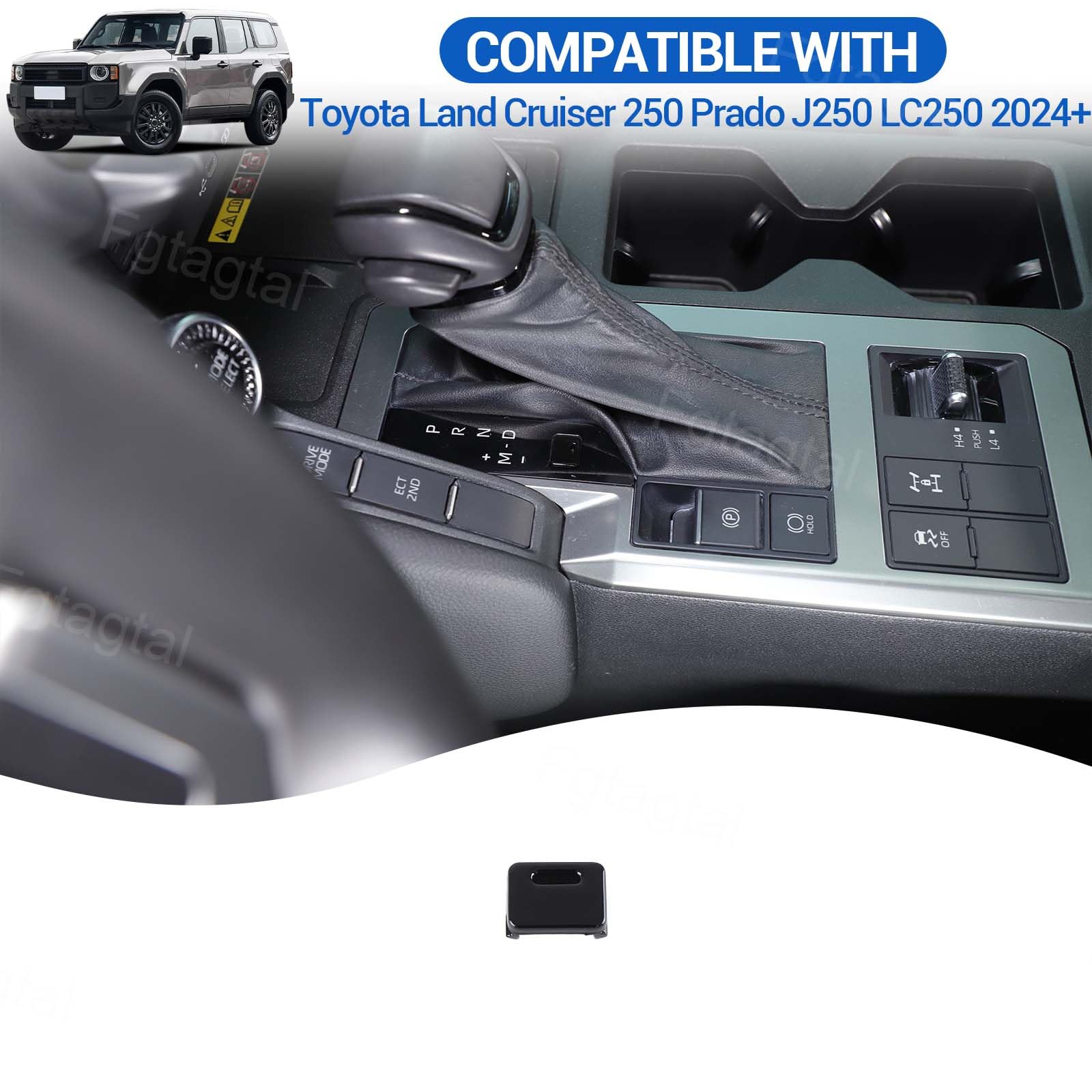 Amazon.com: Fgtagtal Car Gear Shift Lock Cover Compatible with