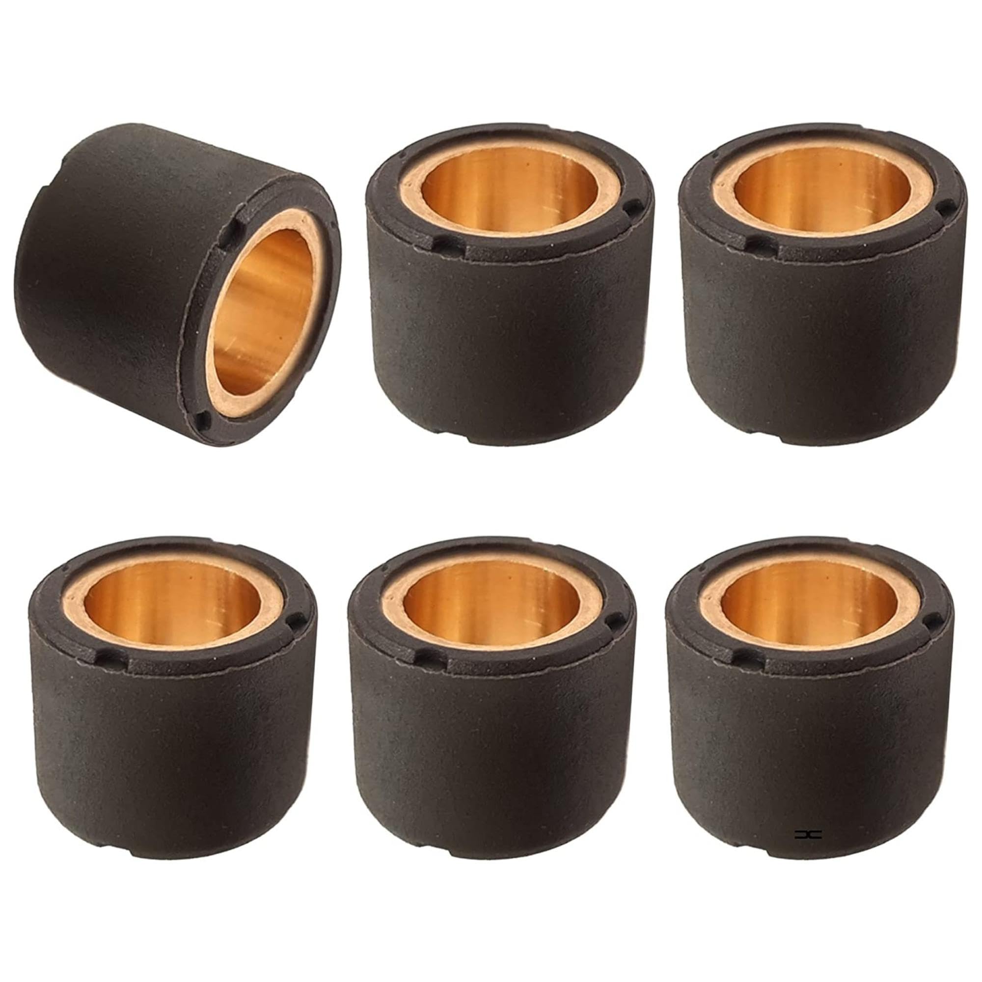 cyclingcolors 6 x Variator Rollers 18 x 14 mm for Scooter Maxiscooter Motorcycle Quad Moped 110cc 125cc 150cc 180cc 200cc (11g)