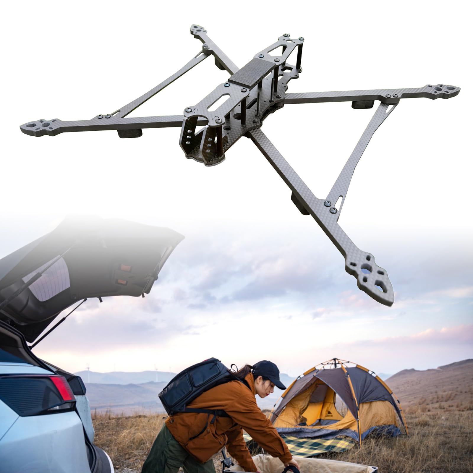 Für MAK4 MARK4 Quadcopter Rahmen 8/9/25.4 cm Long Racings Drohnen Rahmen