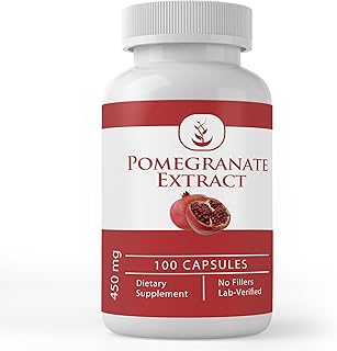 Pure Original Ingredients Pomegranate Extract, (100 Capsules) Always Pure, No Additives Or Fillers, Lab Verified