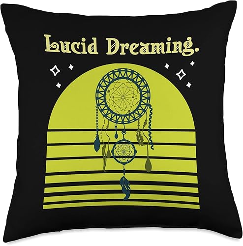 Lucid Dreamer, Nightmare Lucid Dreaming - Almohada de 18 x 18 pulgadas, multicolor