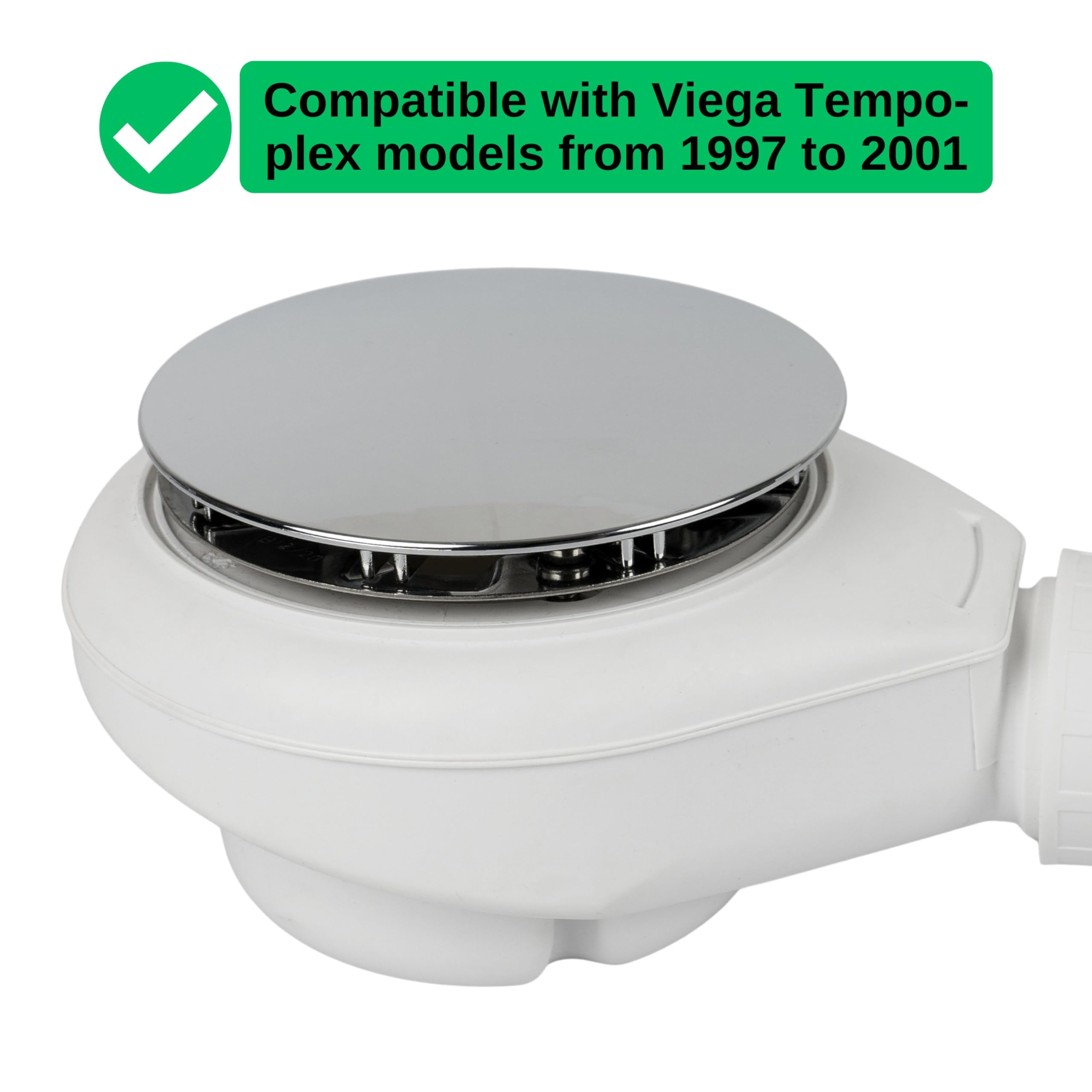 Junta de tubo de inmersión de repuesto, 2 pzs, compatible con tubo de inmersión Viega Tempoplex modelo 6956.1-821 artículo 318 260 para series de 1997 a 2001, DE 80 mm DI 75 mm grosor 2,5 mm