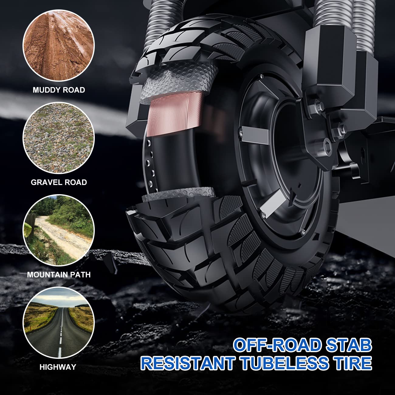 Buy Foldable Scooter Electric for Adult, Dual 1000W Hub Motors Electric