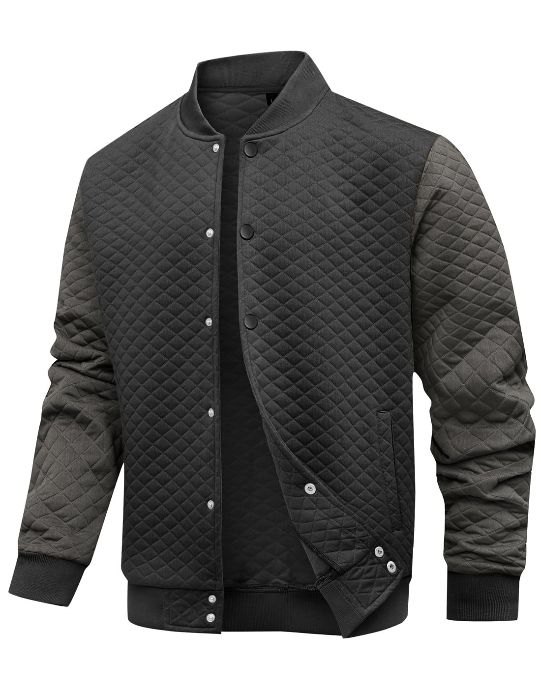 Wizoat Mens Varsity Jacket Lightweight Waffle Letterman Bomber Jackets