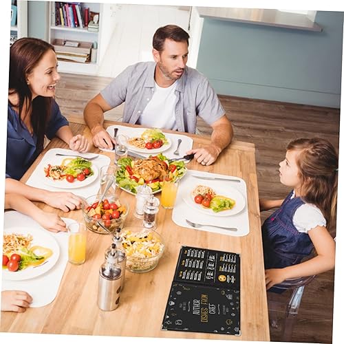 Miniatura 7 de Carpeta de recetas plegable de plástico para bebidas, carpetas de archivos de cartas, fundas para menús, cubiertas de menú de 8.5 x 11 pulgadas,