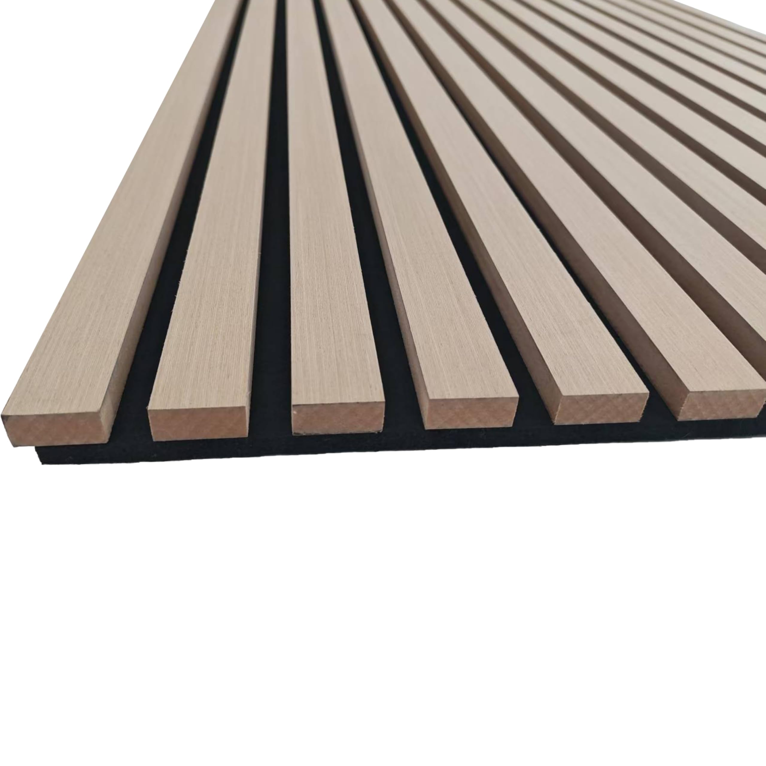 Panneaux décoratifs AICA, panneaux muraux en MDF imitation bois, lot de 3, 240 x 60 cm, couleur chêne clair