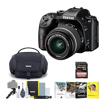 Amazon.com : Pentax KF DSLR Camera (Black) and PENTAX DA L