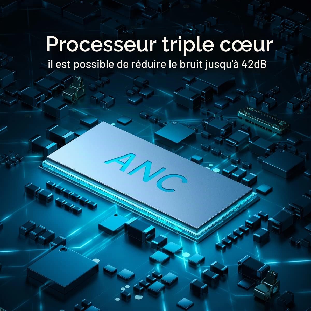 Oppo Enco Free2i, Écouteurs True Wireless, Bluetooth5.2, Contrôles Touch, Annulation du Bruit AI 42 DB, 30 h d'autonomie, Android et iOS, IP54, [Version Italienne], Couleur Blanche