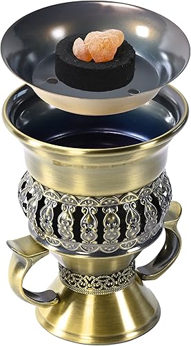 Miniatura 6 de Quemador de incienso Bakhoor Insence Holder Insencents Quemadores de resina, quemador de incienso de carbón para yoga, spa, oficina, decoración del