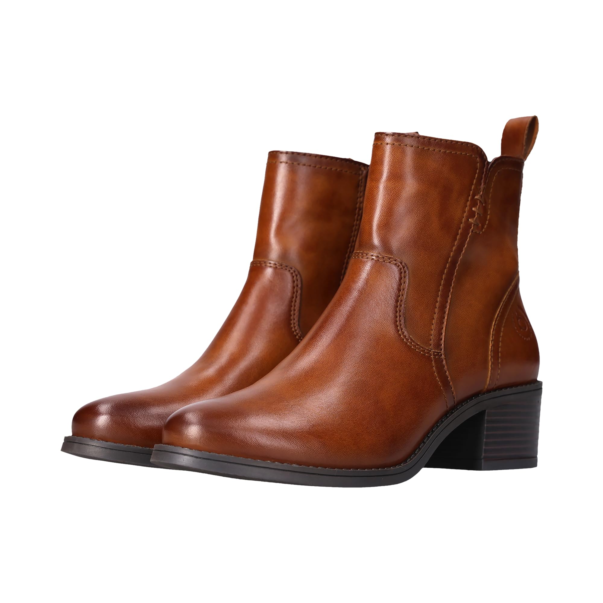 bugatti Damen Chelsea Boots 415AMQ3E5000-1000 Weite Normal Reißverschluss