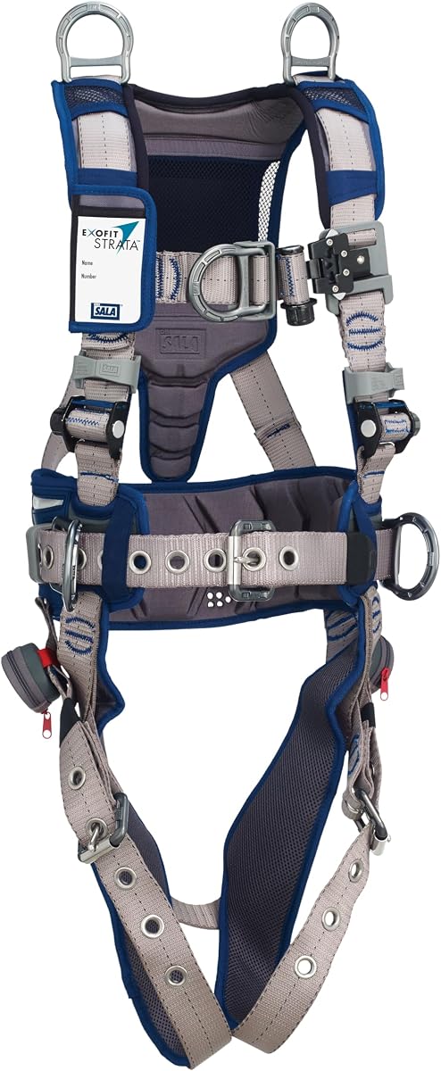 3M DBI-SALA ExoFit STRATA Comfort Arnés de seguridad de posicionamiento para construcción 1114350, pequeño