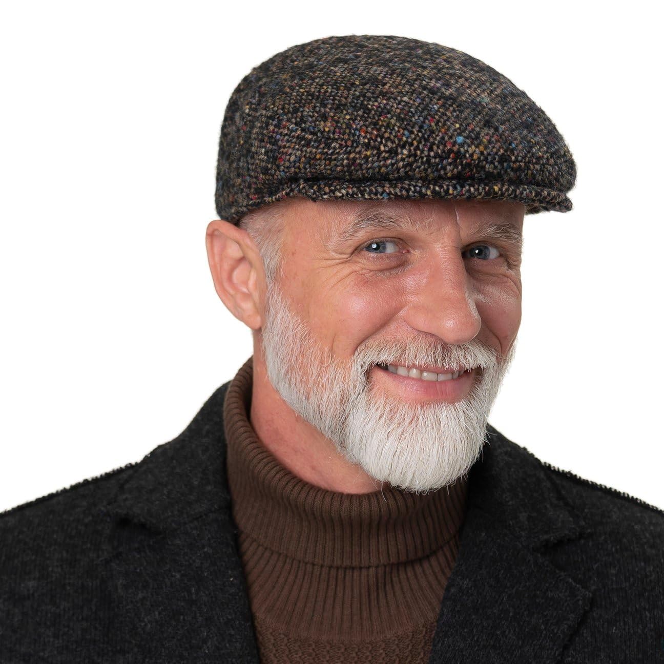Stetson Colour Spots Driver Coppola Tweed Multicolore Uomo Autunno Inverno