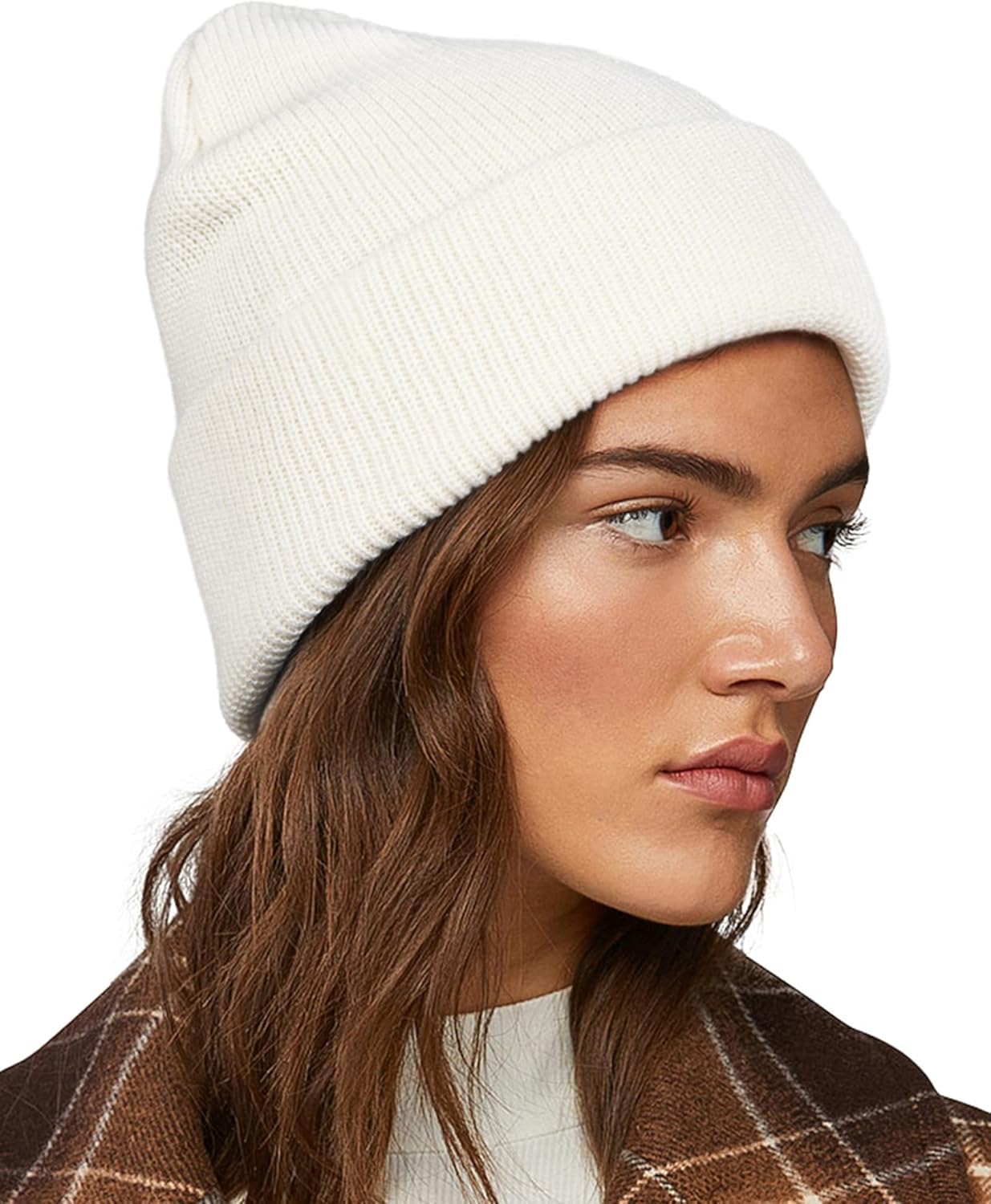 DENIMHOLIC Winter Cap for Women & Men Woolen Cap for Women Beanie Cap for Women Knitted Beanies Cuffed Skull Cap Warm Ski Hat