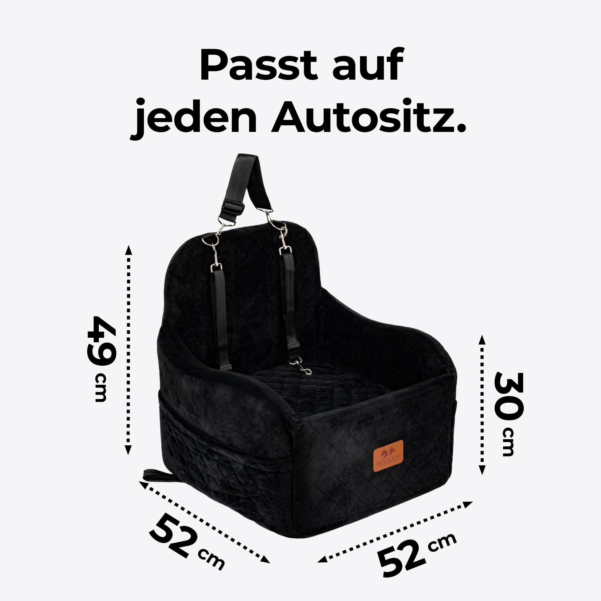 SAFERIDE Hundesitz mit Isofix für Auto und Reisen mit Haustier