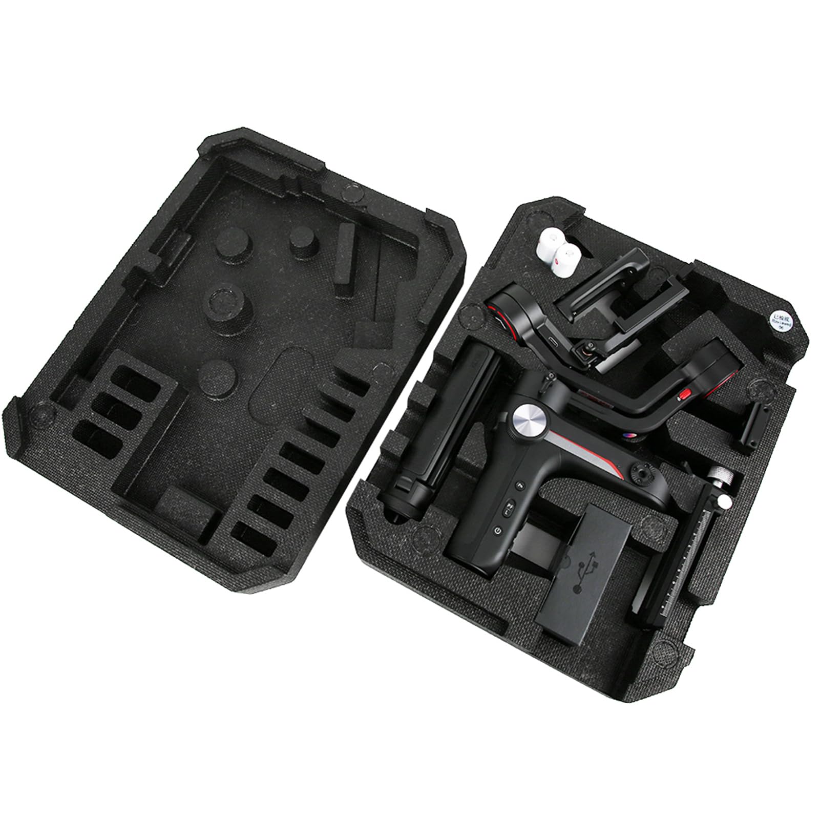 Przenośny Ręczny Stabilizator z 3-osiowym Gimbalem do Lustrzanek Cyfrowych Typu DSLR, Nowy Zasilacz, 14-godzinny Czas Pracy Baterii, Ergonomiczna Konstrukcja