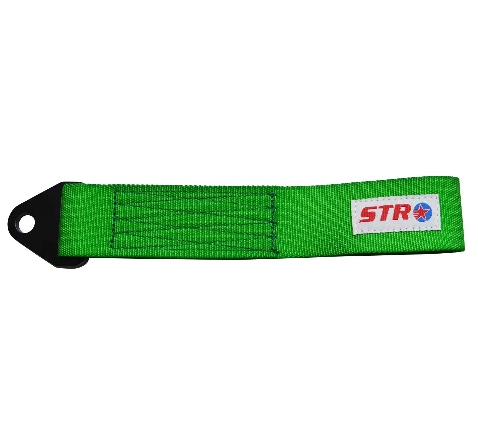 STRRacing Tow Hook Strap 3000kg for Race Rally Track Competition Towing Straps … (Green)