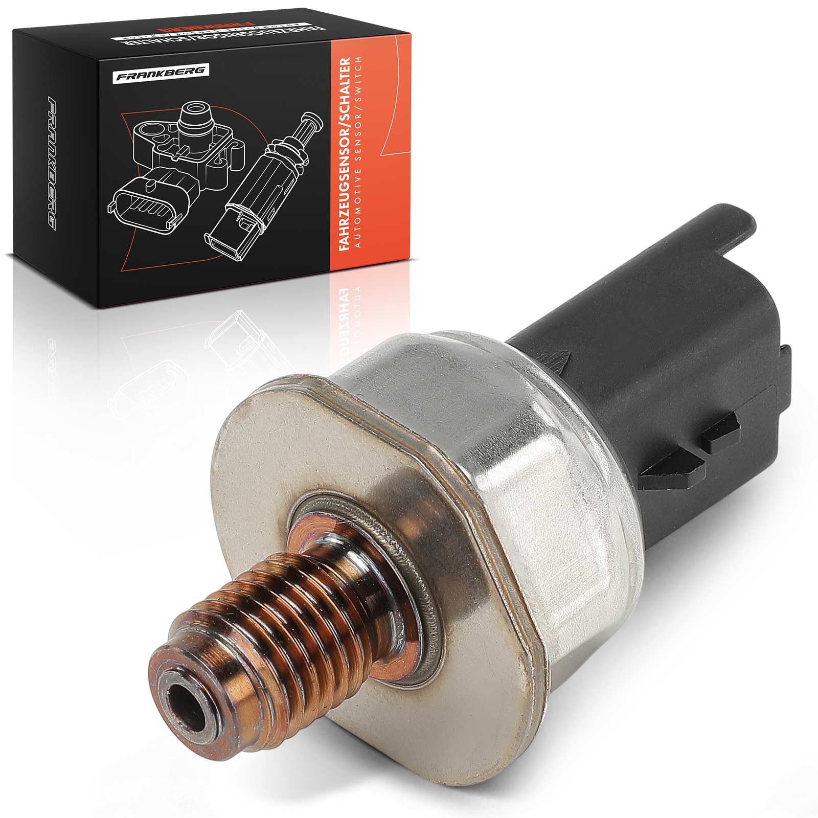 Frankberg Sensor de presión de combustible 3-Polos Compatible con C4 Grand Picasso I UA C3 Picasso SH Berlingo Multispace B9 207 SW WK Berlingo/Berlingo Replace# 55PP0203